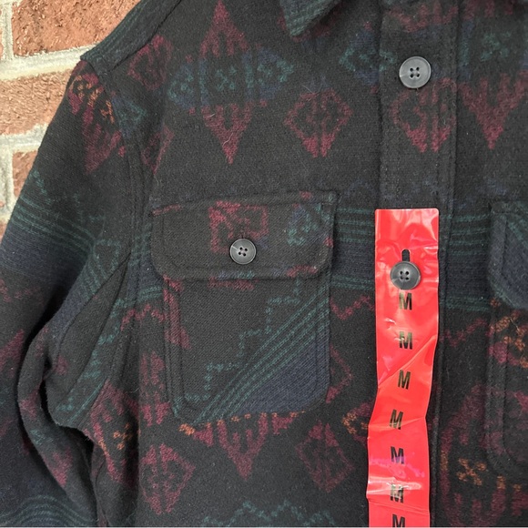 jachs wool blend jacket. nwt. warm. nice pattern. pockets. mens medium. - Picture 9 of 16